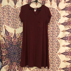 Red Tee Shirt Dress